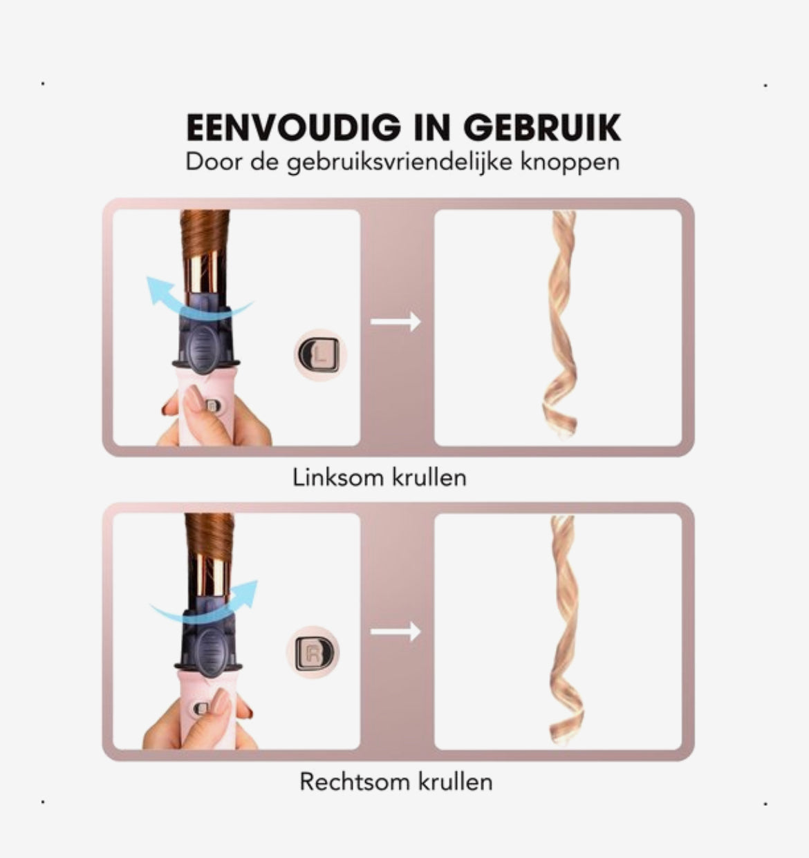 Loreaux | Automatisch draaiende krultang