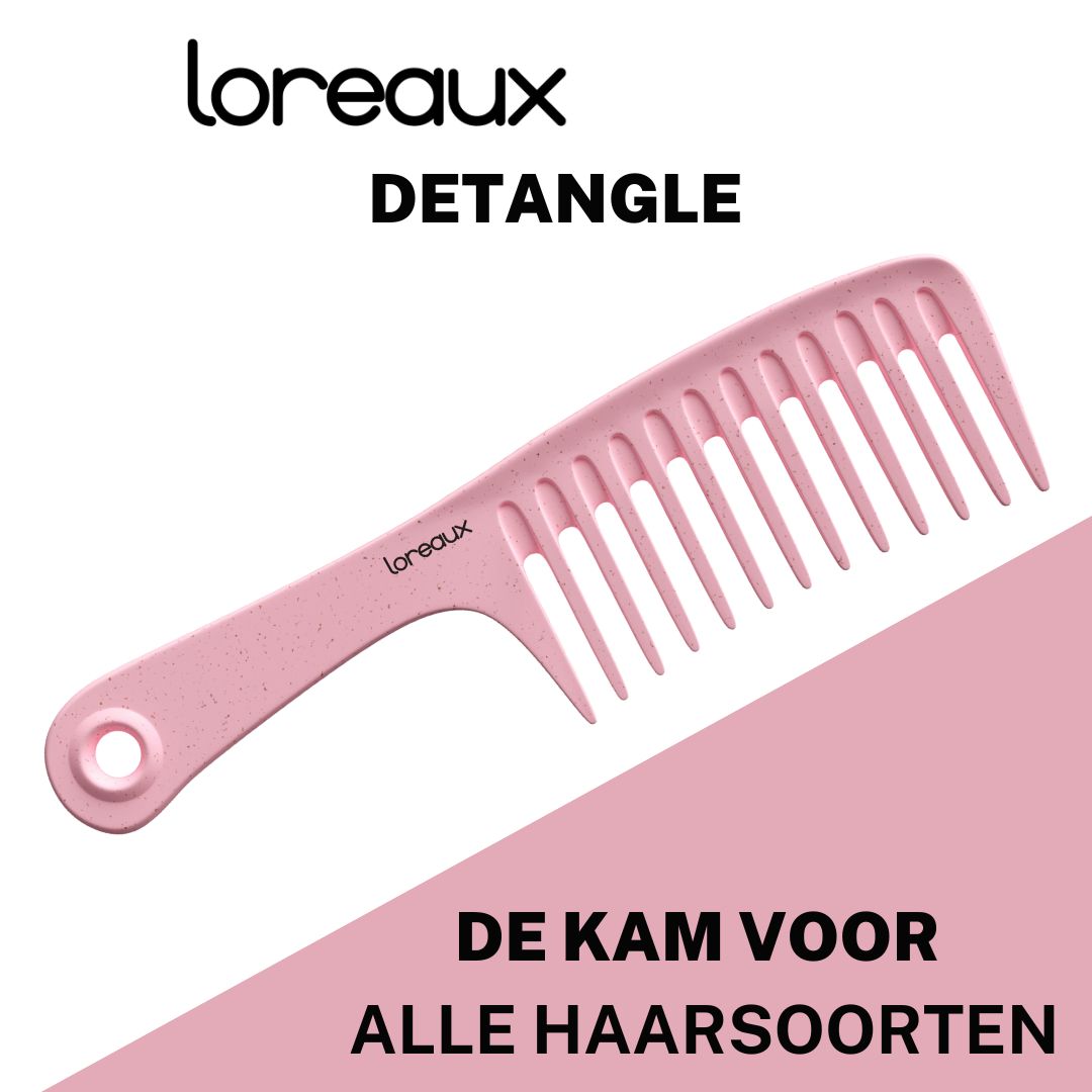 Loreaux Detangle - Grove kam - ook voor na het Krullen